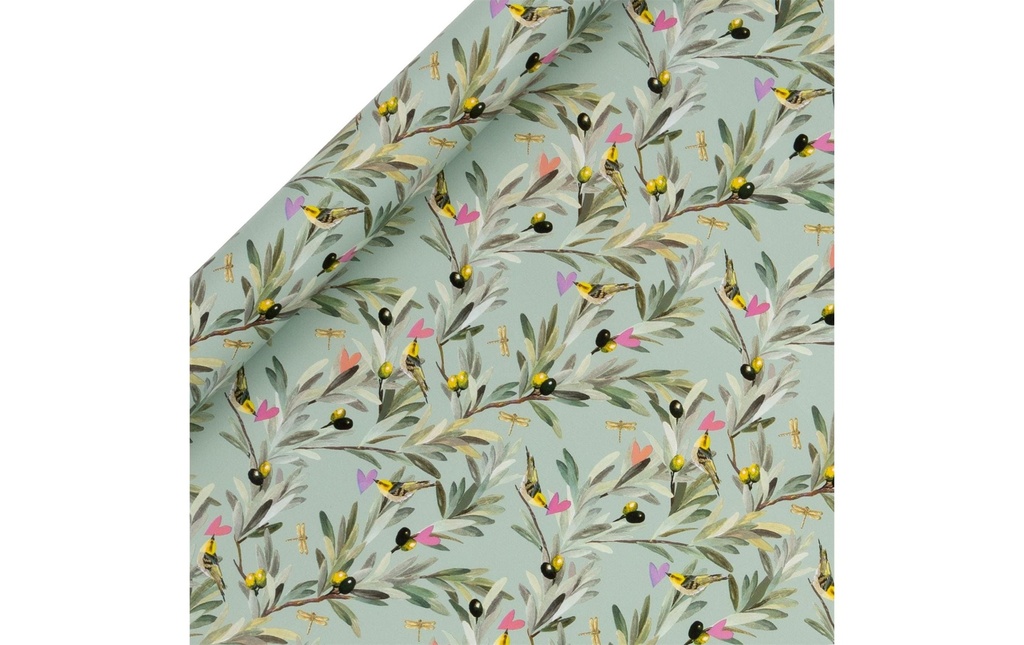 Glick Papier cadeau Olives 4 m x 70 cm