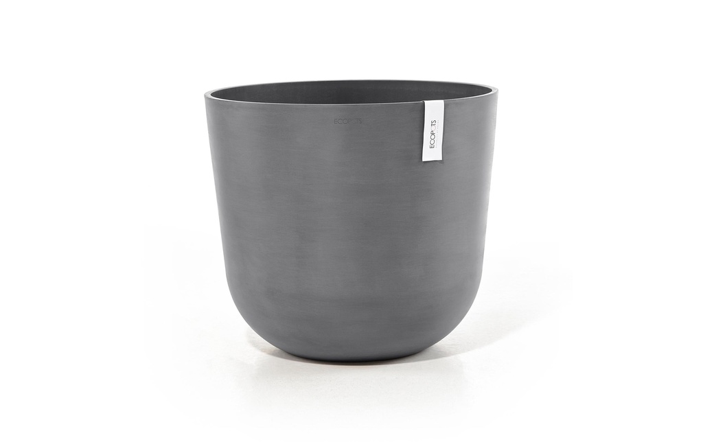 Ecopots Pot à fleur Oslo 55 Gris