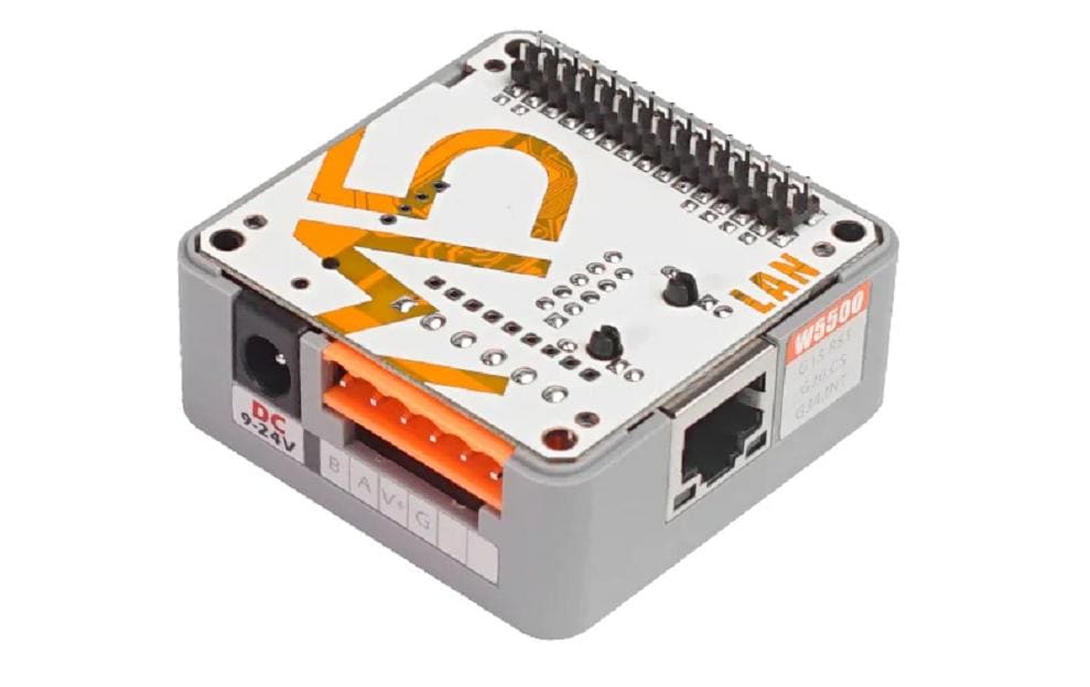 M5Stack Module Lan W5500 avec PoE V12