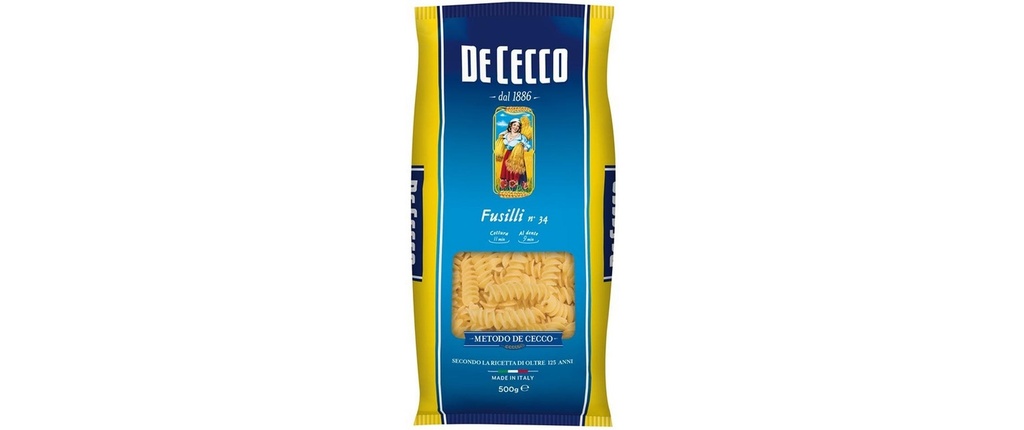 De Cecco Pâtes alimentaires Fusilli Nr. 34 500 g