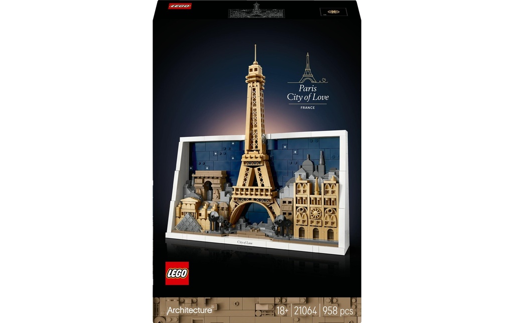 LEGO® Architecture Paris, ville de l’amour 21064