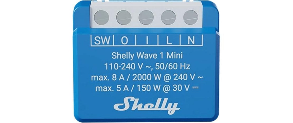 Shelly Actionneur de commutation Wave 1 Mini LR