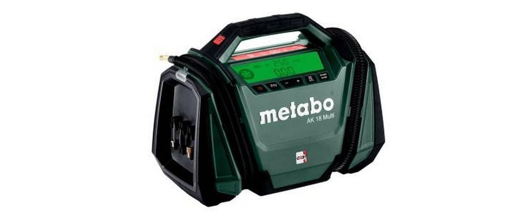 Metabo Compresseur à batterie AK 18 Multi Solo