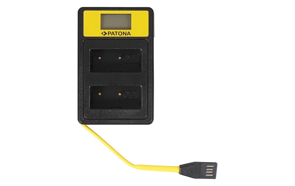 Patona Chargeur Smart Dual LCD USB Fujifilm NP-W126