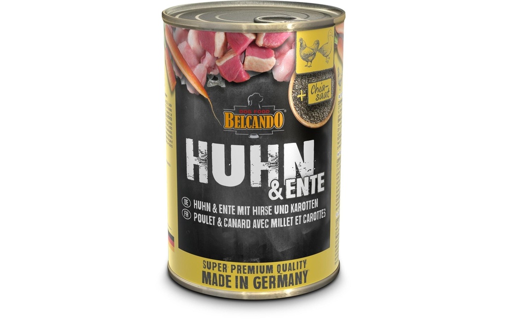 Belcando Alimentation humide Poulet & canard, 400g