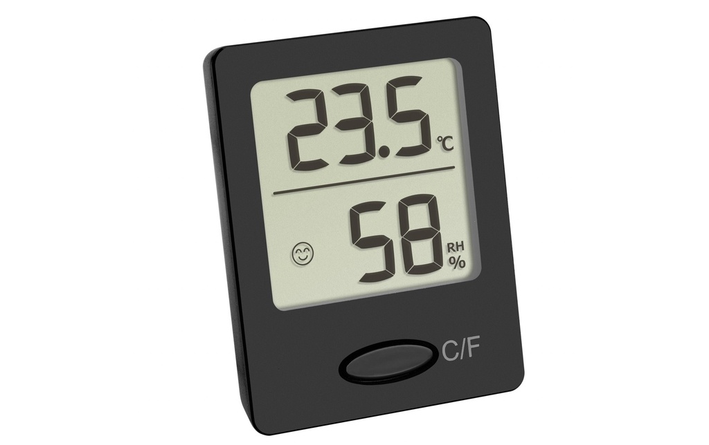 TFA Dostmann Thermo/hygromètre Digital Noir