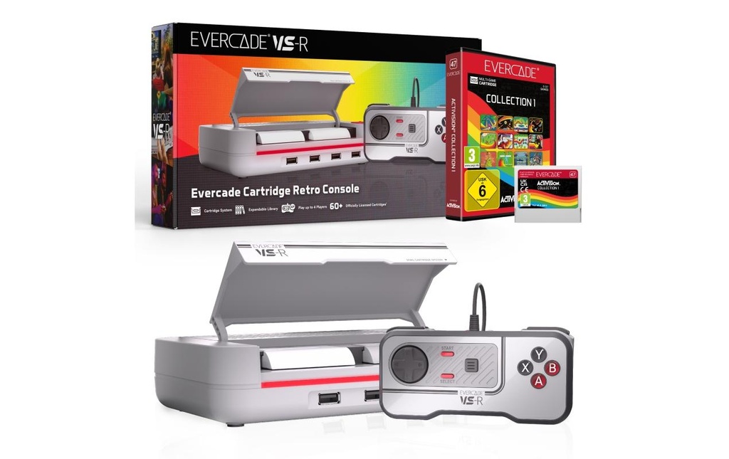 Blaze Console de jeu Evercade VS-R Solo Activision Bundle