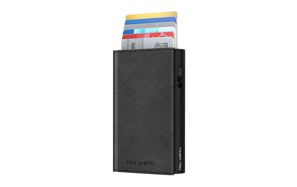 TRU VIRTU Portefeuille Click & Slide Sleek Wallet Nappa