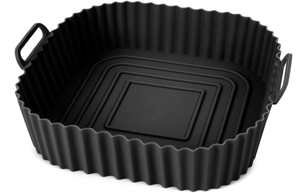 KitchBo Moule en silicone 20 x 20 x 6.3 cm, noir / gris
