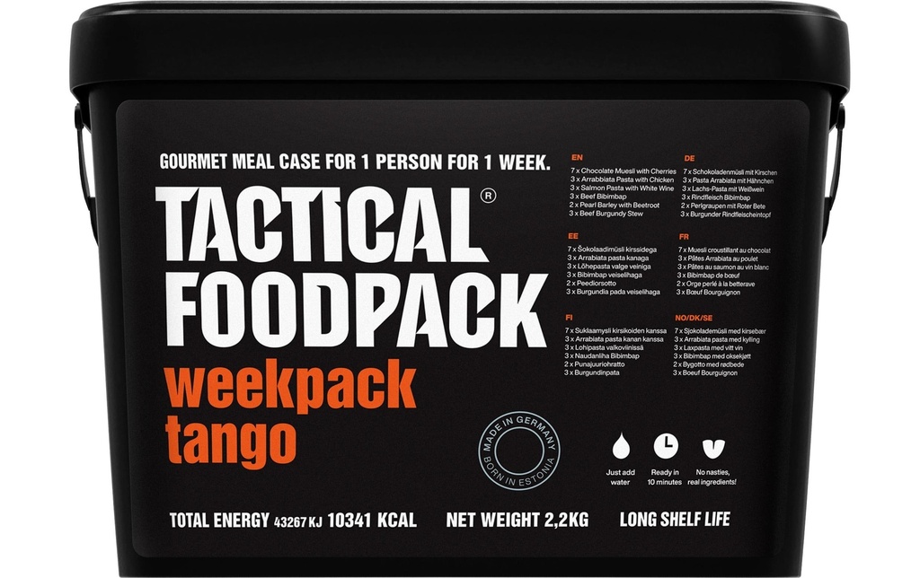 Tactical Foodpack Plat principal Weekpack Tango