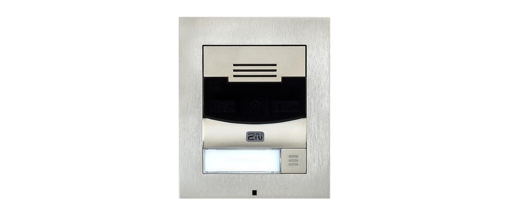 2N Station de porte IP IP Solo ans caméra, installation sur le mur, argent