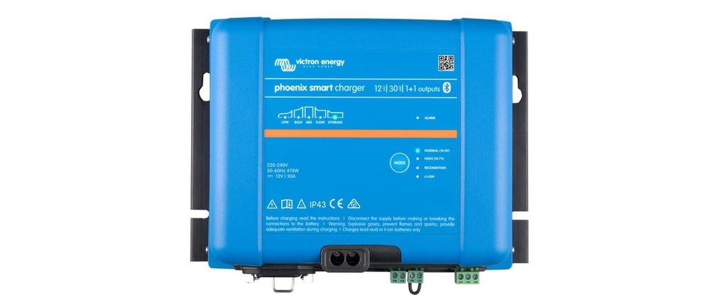Victron Chargeur de batterie Smart IP43 24 V 25 A 1+1 120-240 V AC