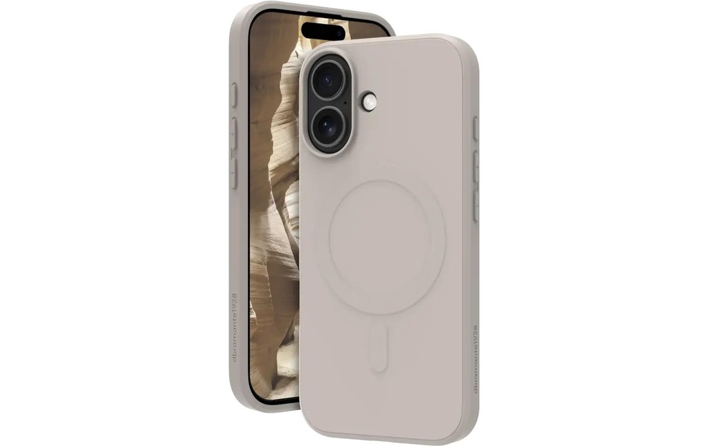 dbramante1928 Coque arrière Greenland  Pro MS iPhone 17 Beige/Gris