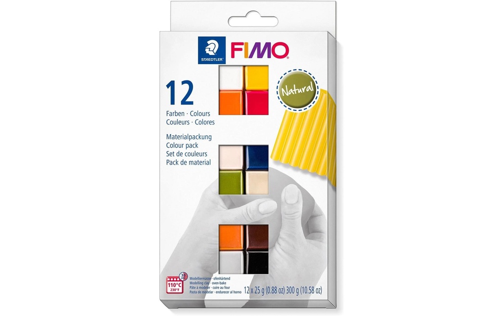 Fimo Matière à modeler Soft Set Natural Colours Multicolore
