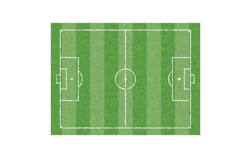 Braun + Company Set de table Womens Football 30 cm x 40 cm, Vert