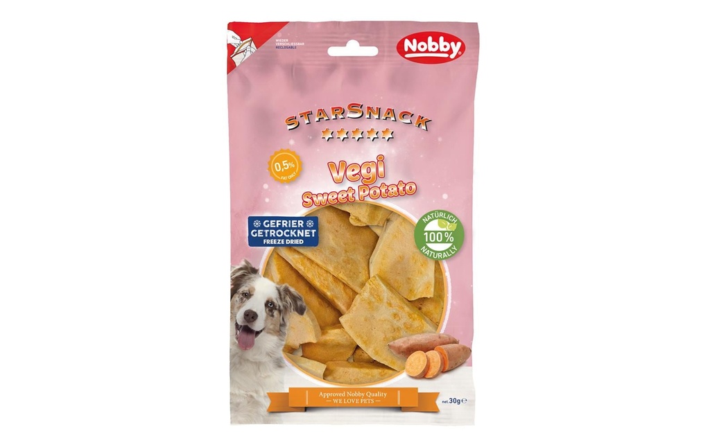 Nobby Friandise StarSnack Vegi Sweet Potato, 30 g