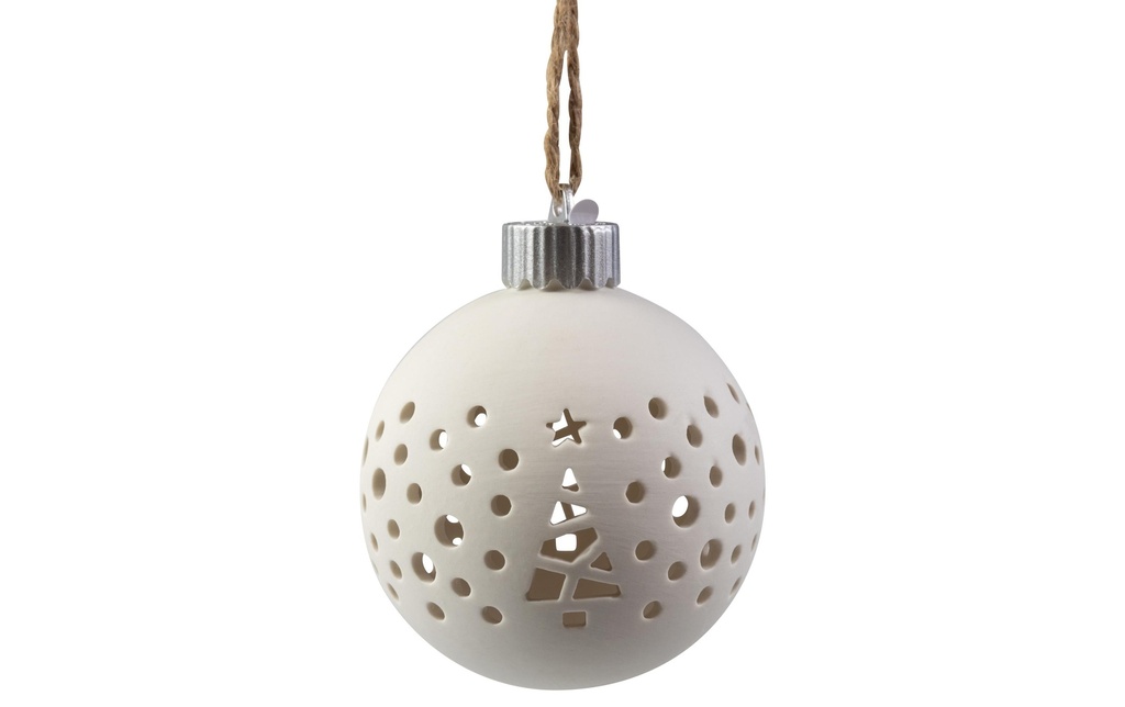 COCON Sapin sphérique à LED, céramique, Ø 10 cm