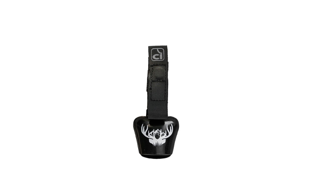 Incirca Clochette pour vélo Cowbell en acier, noir
