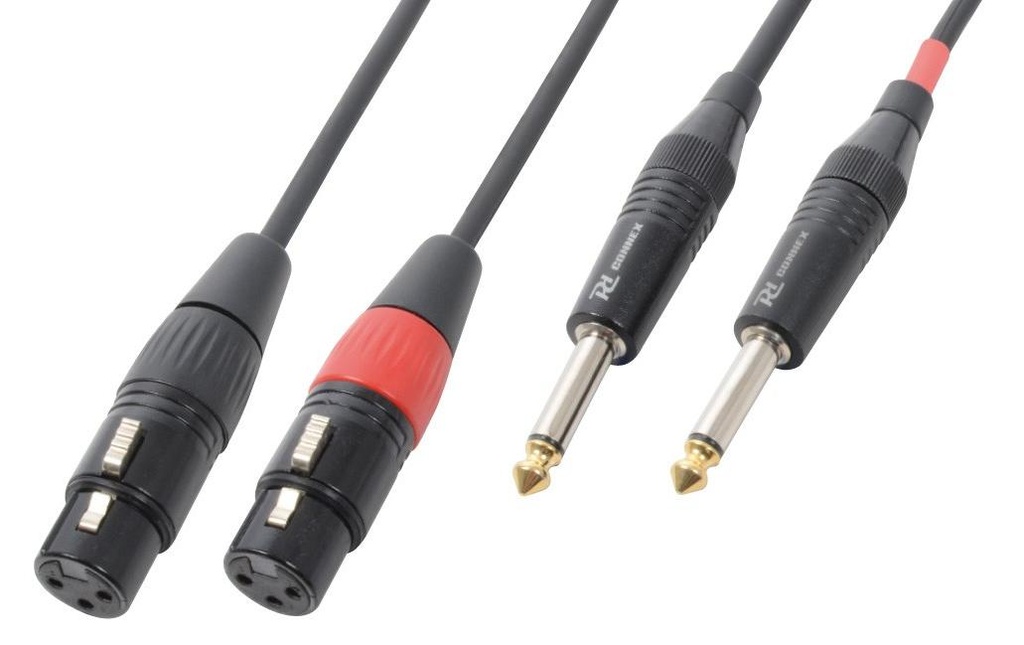 PD Connex CX62-1 XLR 3 pôles, femelle - jack 6.3 mm, mâle 1.5 m