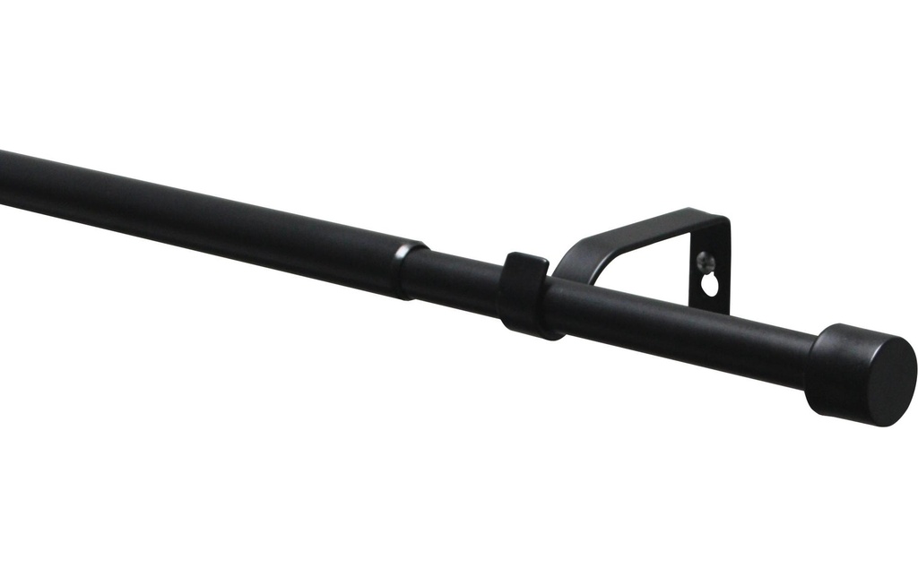 Gardinia Tringle de rideau Kit Kos Cap 1 rail 19/16 mm 190-340 cm