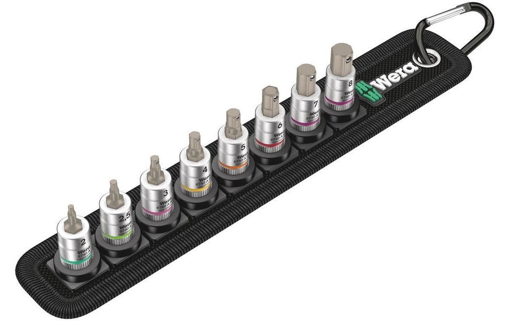 Wera Jeux de douilles Belt A 2 1/4 8 pièces