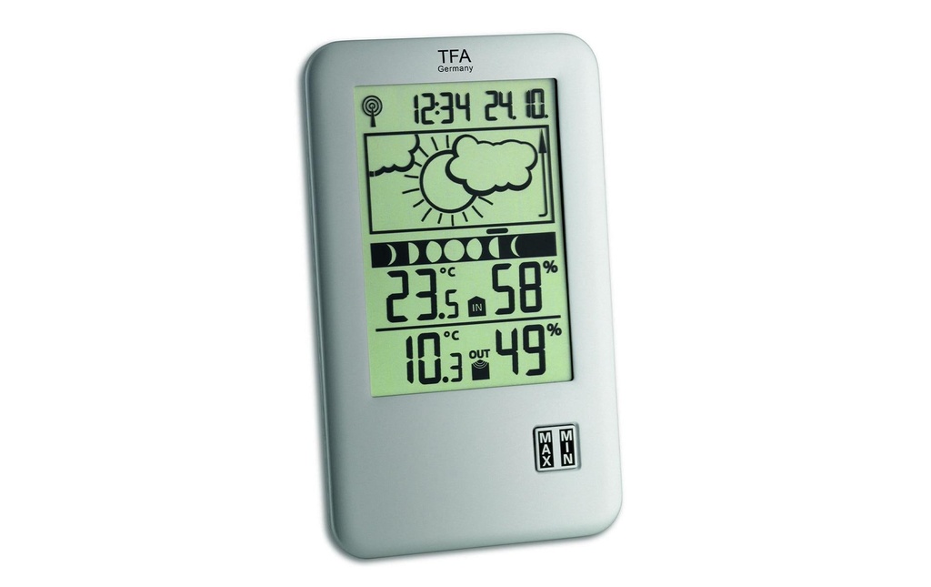TFA Dostmann Station météo Neo Plus, Argent