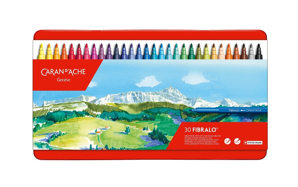 CARAN D'ACHE Feutres Fibralo 30 pces (30 pces)