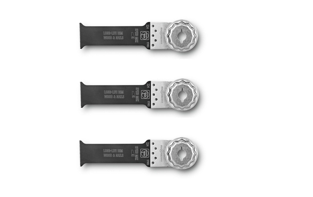 Fein Lame de scie SLM E-Cut BIM 90x32 3 pièces