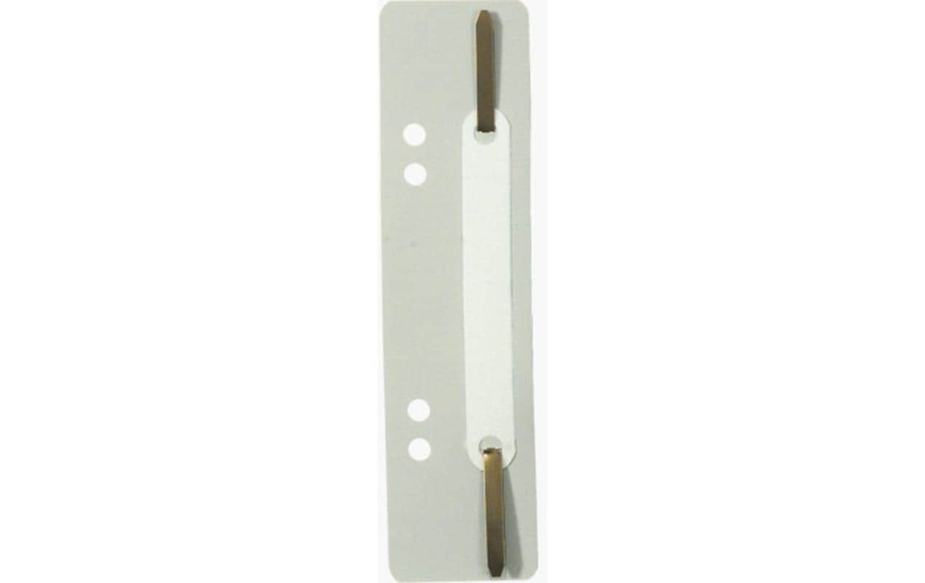 Exacompta Bandes de reliure avec double perforation, 25 pièces, gris