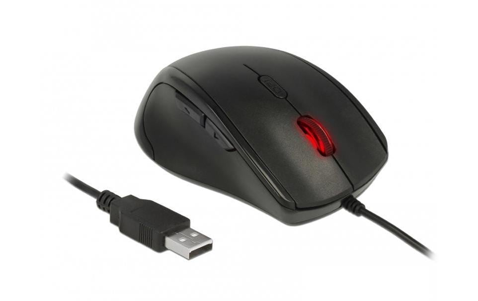 Delock Souris ergonomique 12548 pour gauchers