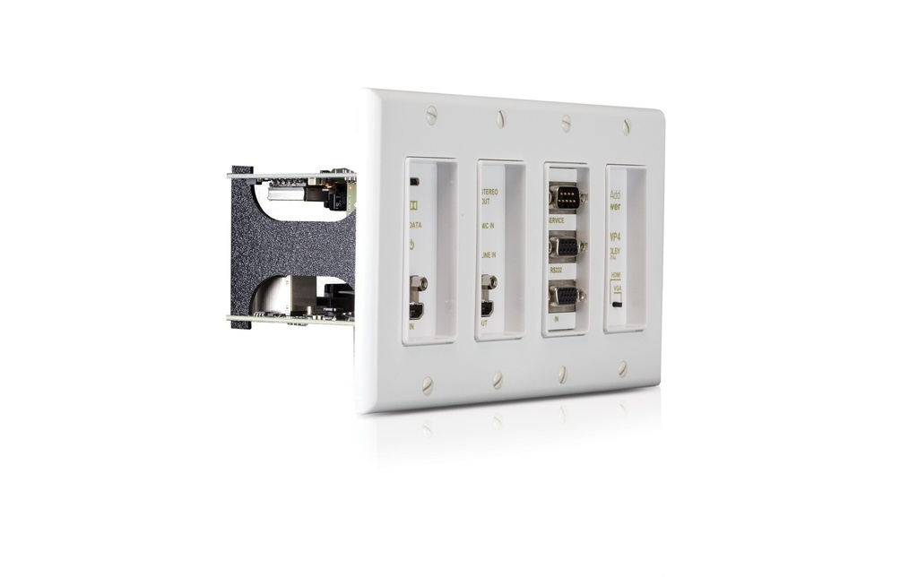 JUSTADDPOWER IP Transmitter JP-UL-718WP4-BL HDMI/VGA USB, Noir