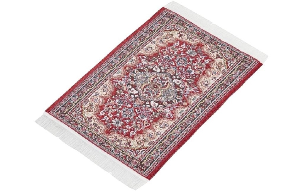 HobbyFun Mini ustensiles Tapis 15 x 10 cm rouge