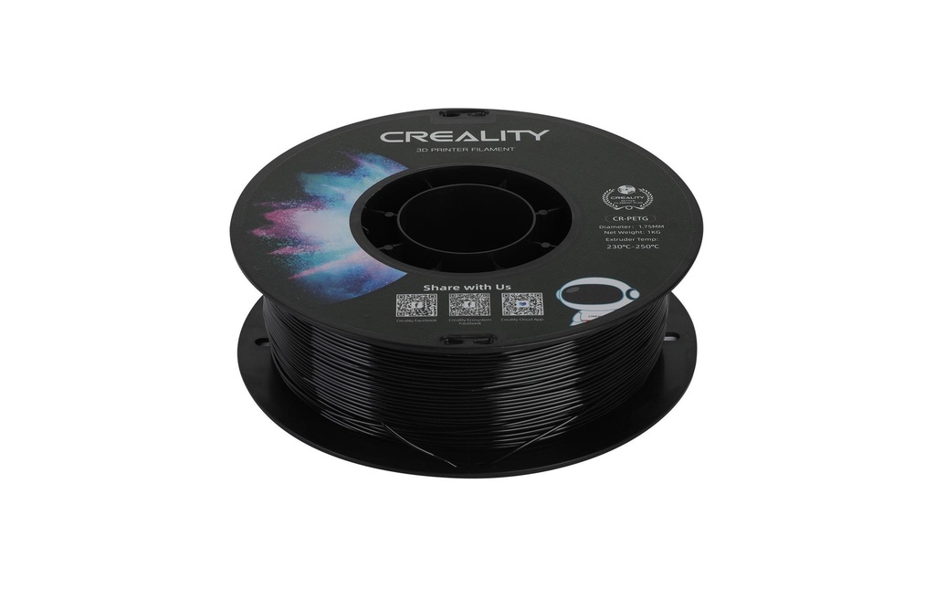 Creality Filament PETG, Noir, 1.75 mm, 1 kg