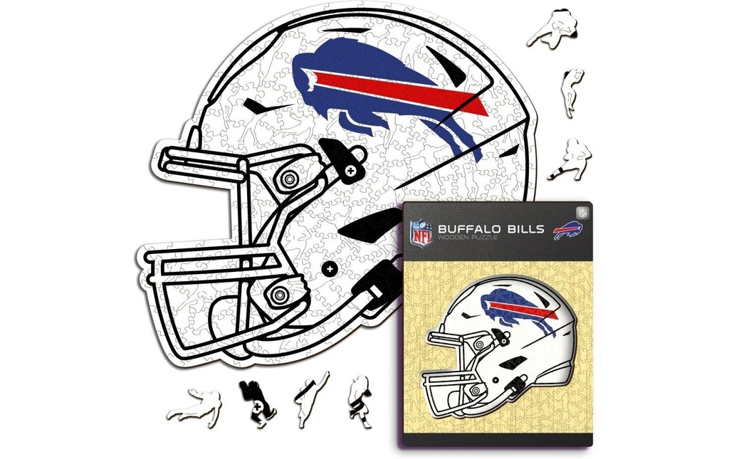 Iconic Puzzle Puzzle en bois NFL – Buffalo Bills S, 150 pièces
