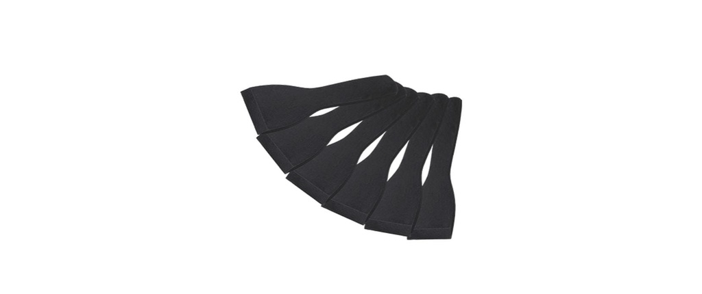 Kisag Spatule à raclette 6 Pièce/s, Noir