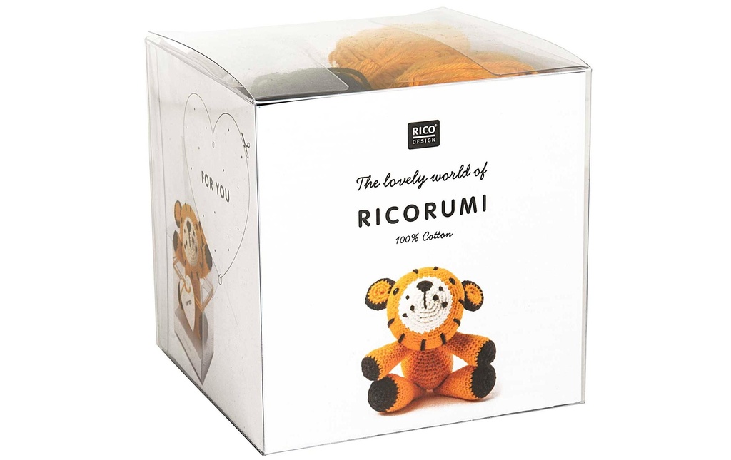 Rico Design Kit de crochet Creative Ricorumi Tigre