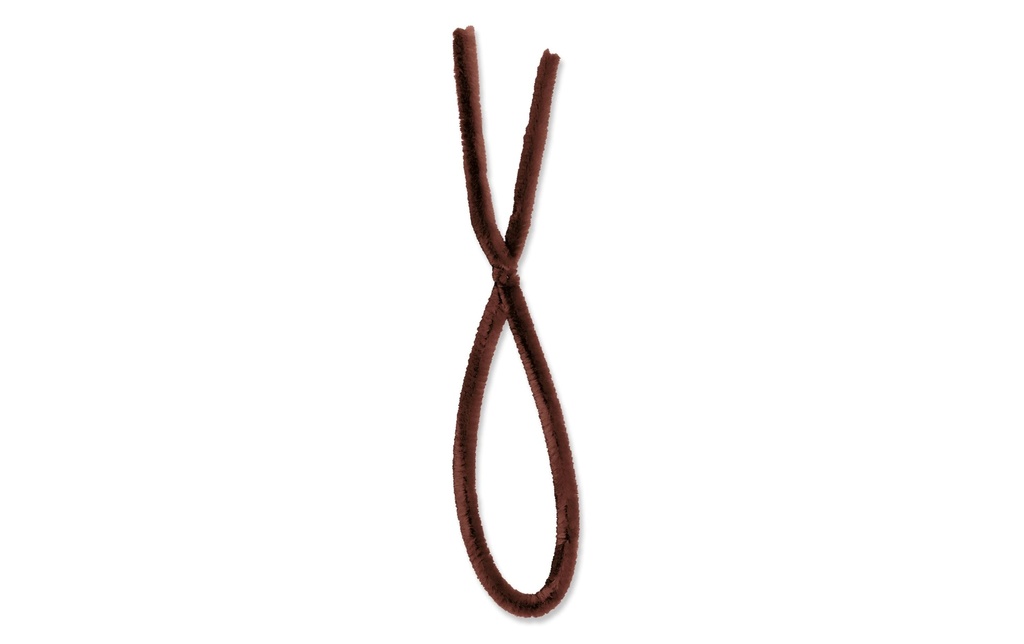 URSUS Fil-chenille 8 mm Brun, 10 pièces