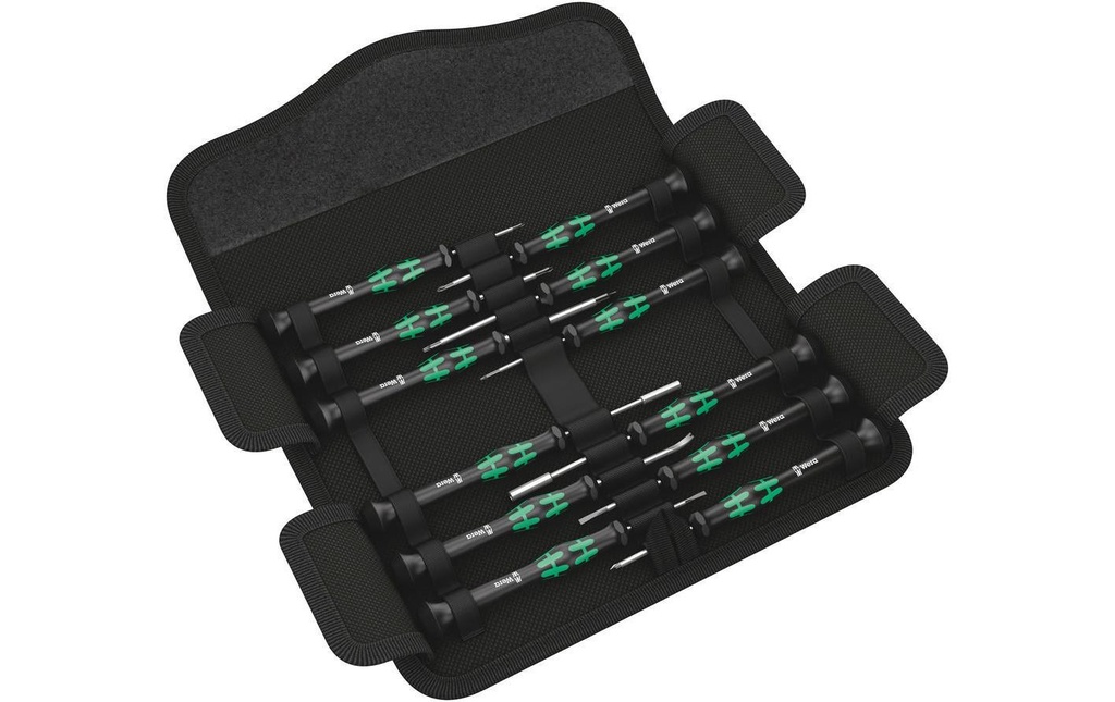 Wera Kraftform Micro 12 Electronics 1, 12 pièces