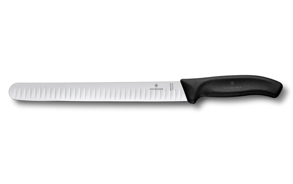 Victorinox Couteau à jambon Swiss Classic Noir, 25 cm