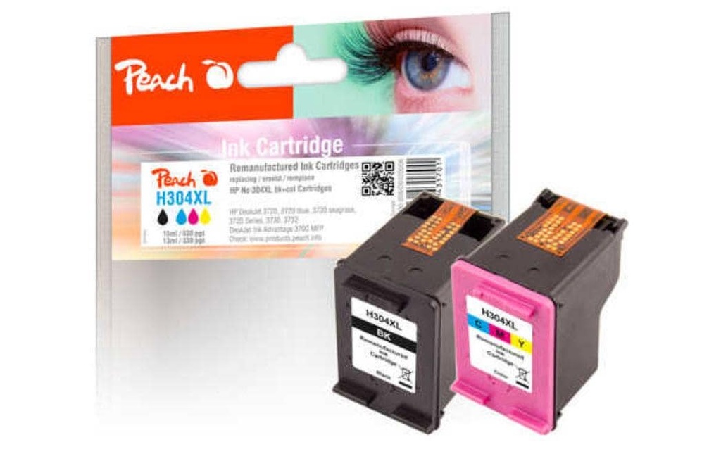 Peach Kits d’encre HP Nr. 304XL