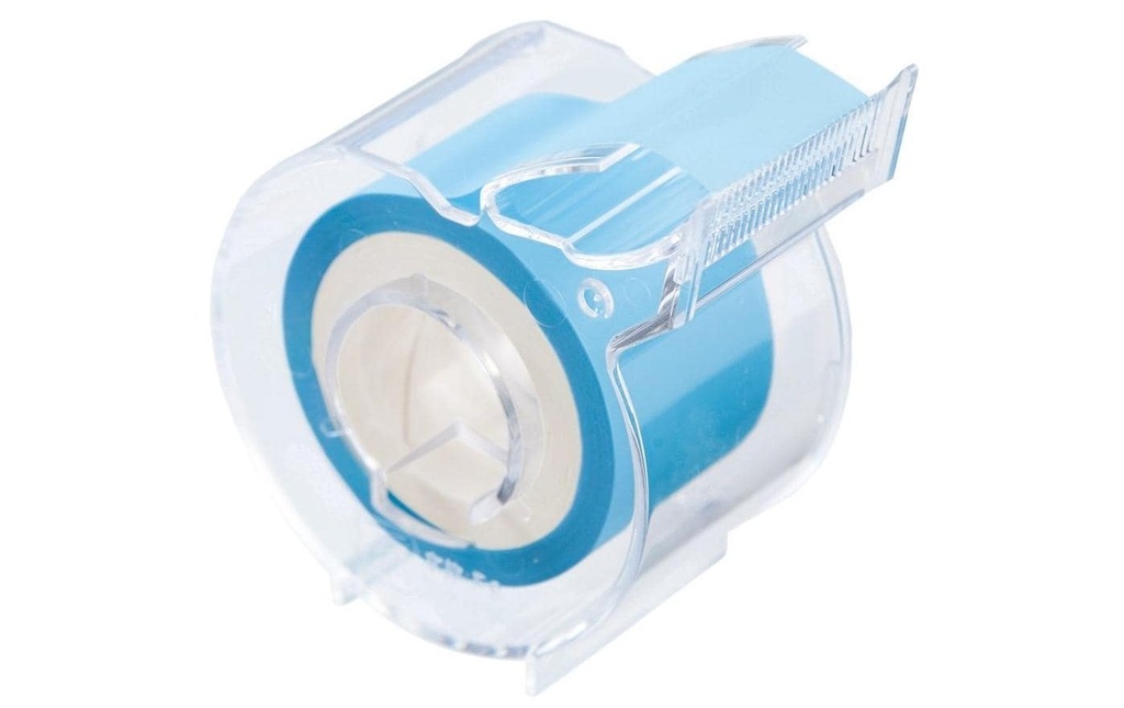 NT Cutter Distributeur à feuillets adhésif Yamato 2.5 cm Bleu, 1 rouleau