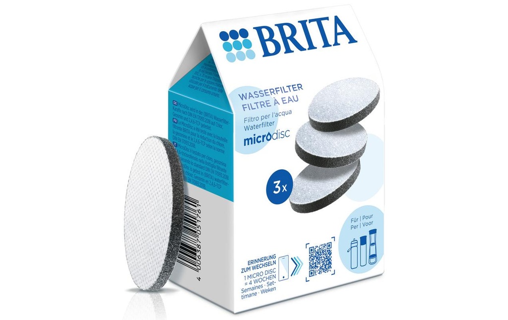 BRITA MicroDisc Filtre à eau Paquet de 3