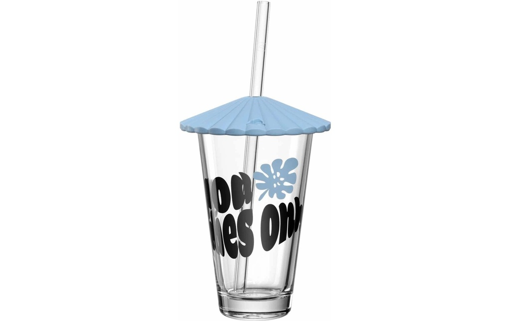 LEONARDO Verre Sole 300 ml, 1 pièce, bleu