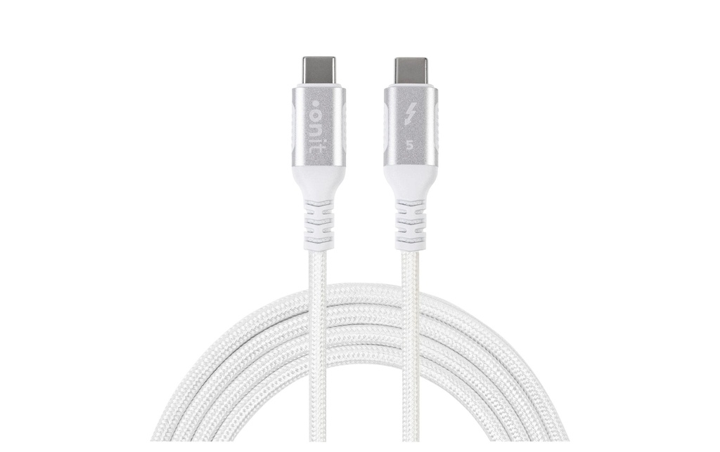 onit Câble Thunderbolt 5 240 W, USB-C - USB-C, 1 m, Blanc