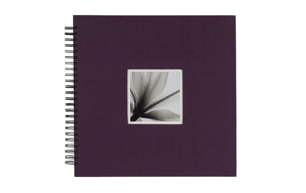 Dörr Album photo Unitex Album à spirales 34 x 34 cm, violet