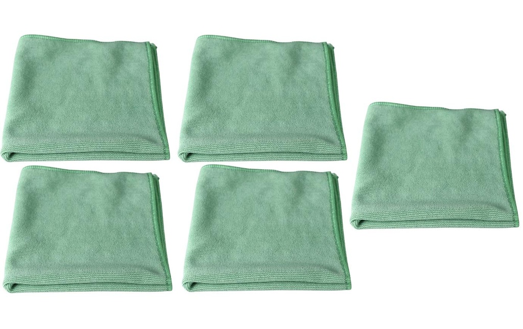 Edi Baur Chiffon de nettoyage en microfibre Long Life 5 Pièce/s, Vert