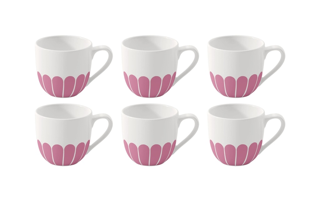 Villeroy & Boch Tasse à expresso Fleur 70 ml, 6 Pièce/s, Rose