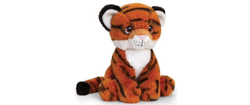Keeleco Animal en peluche Tigre 18 cm