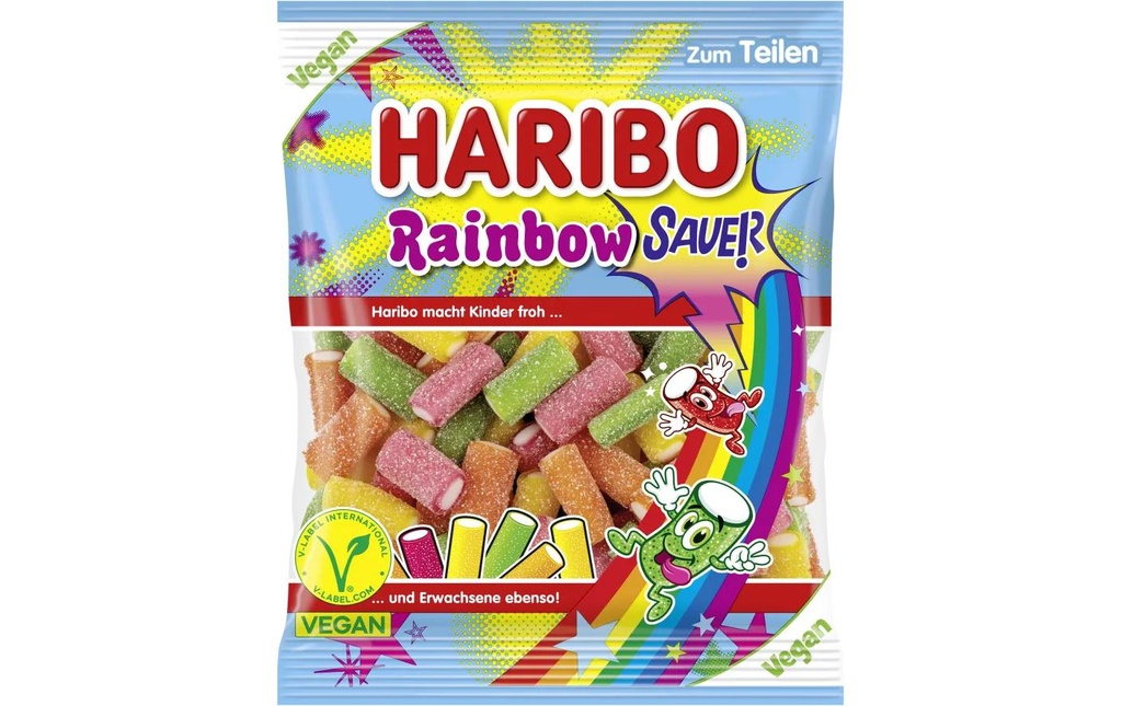 Haribo Bonbons gommeux Rainbow Sauer 160 g