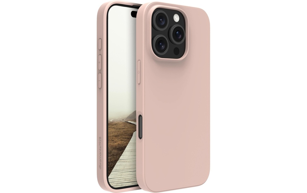dbramante1928 Coque arrière Greenland iPhone 16 Pro Max Pink Sand